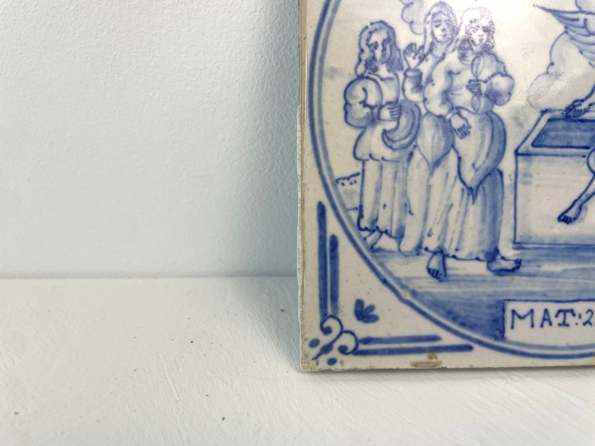 Bijbeltegel met verwijzing MAT 2:8