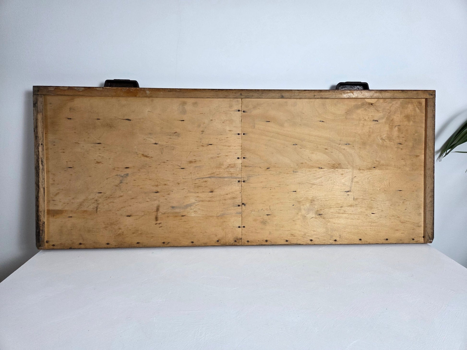 grote houten letterbak uit drukkerij