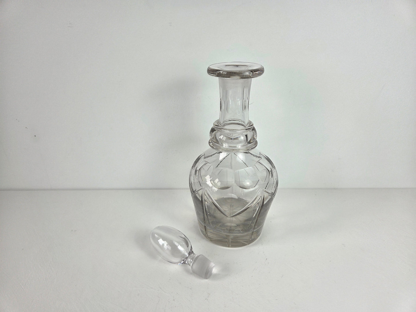 vintage karaf van helder glas 0,7 liter