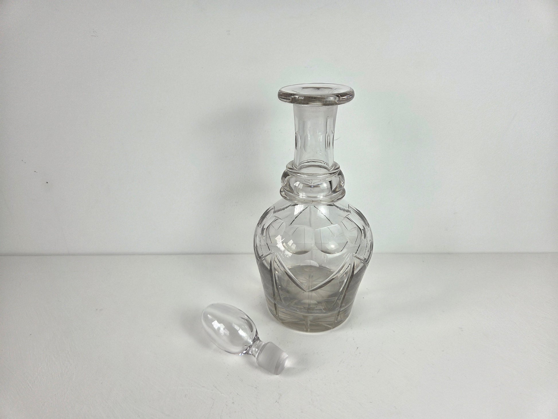 vintage karaf van helder glas 0,7 liter