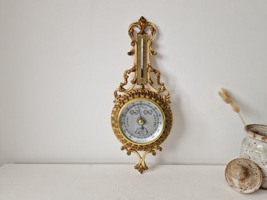 Goudkleurige barometer van Shortland Manchester