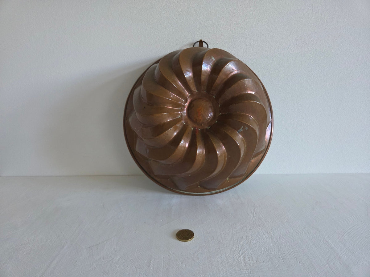 grote koperen tulbandvorm diameter 27 cm