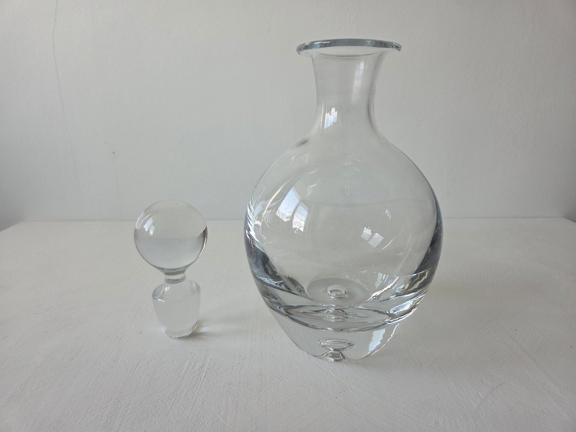 ravenscroft decanter met zware bodem