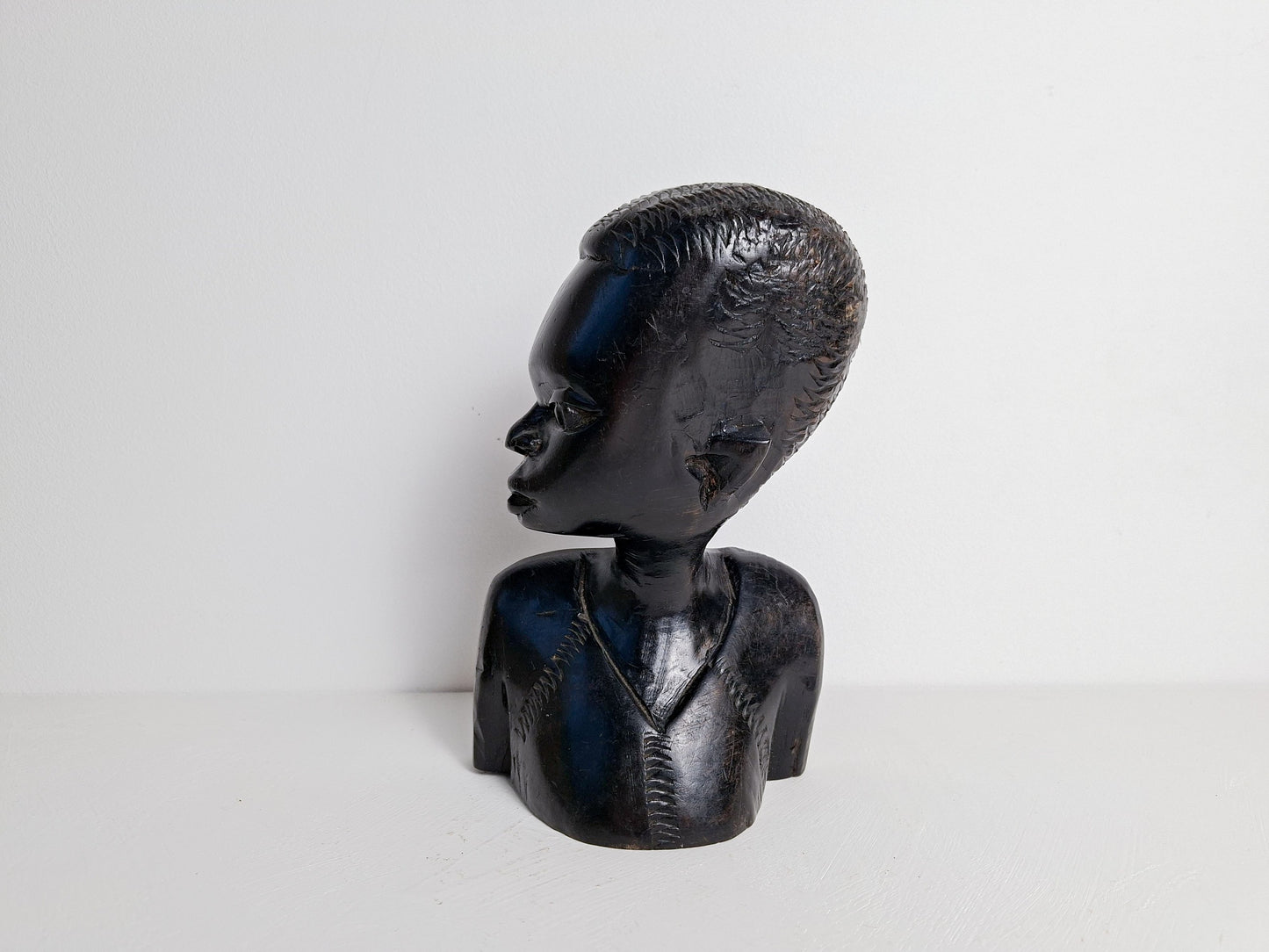 Houten beeld Afrikaanse man