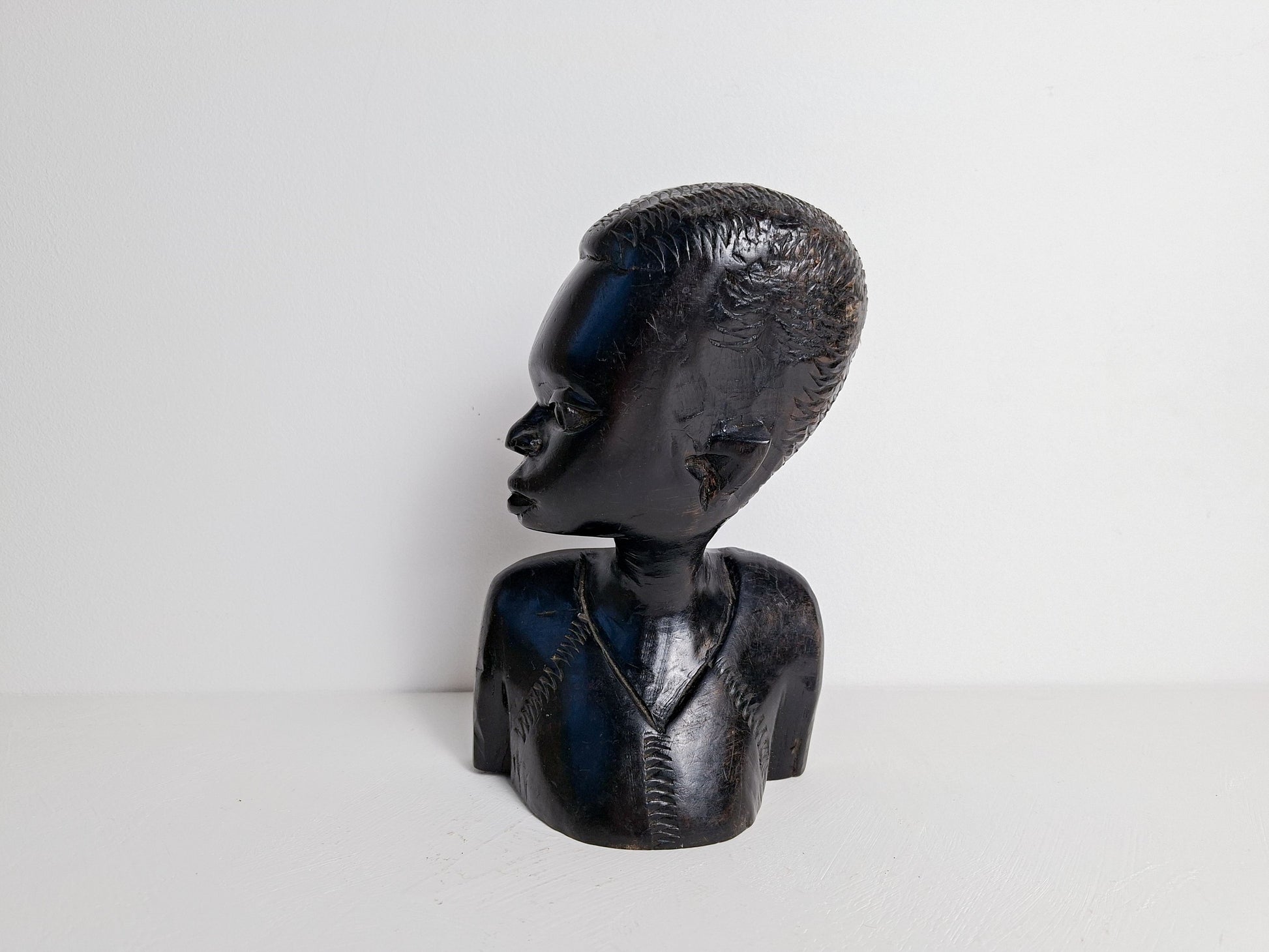 Houten beeld Afrikaanse man