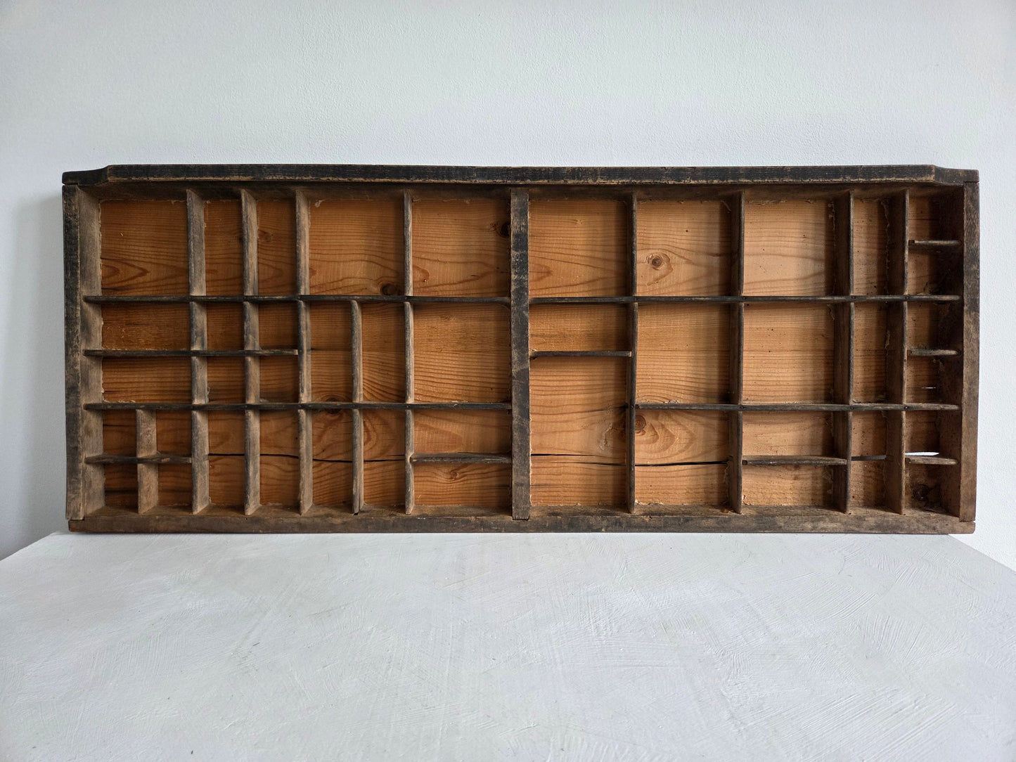houten letterbak 43 vakjes drukkerij
