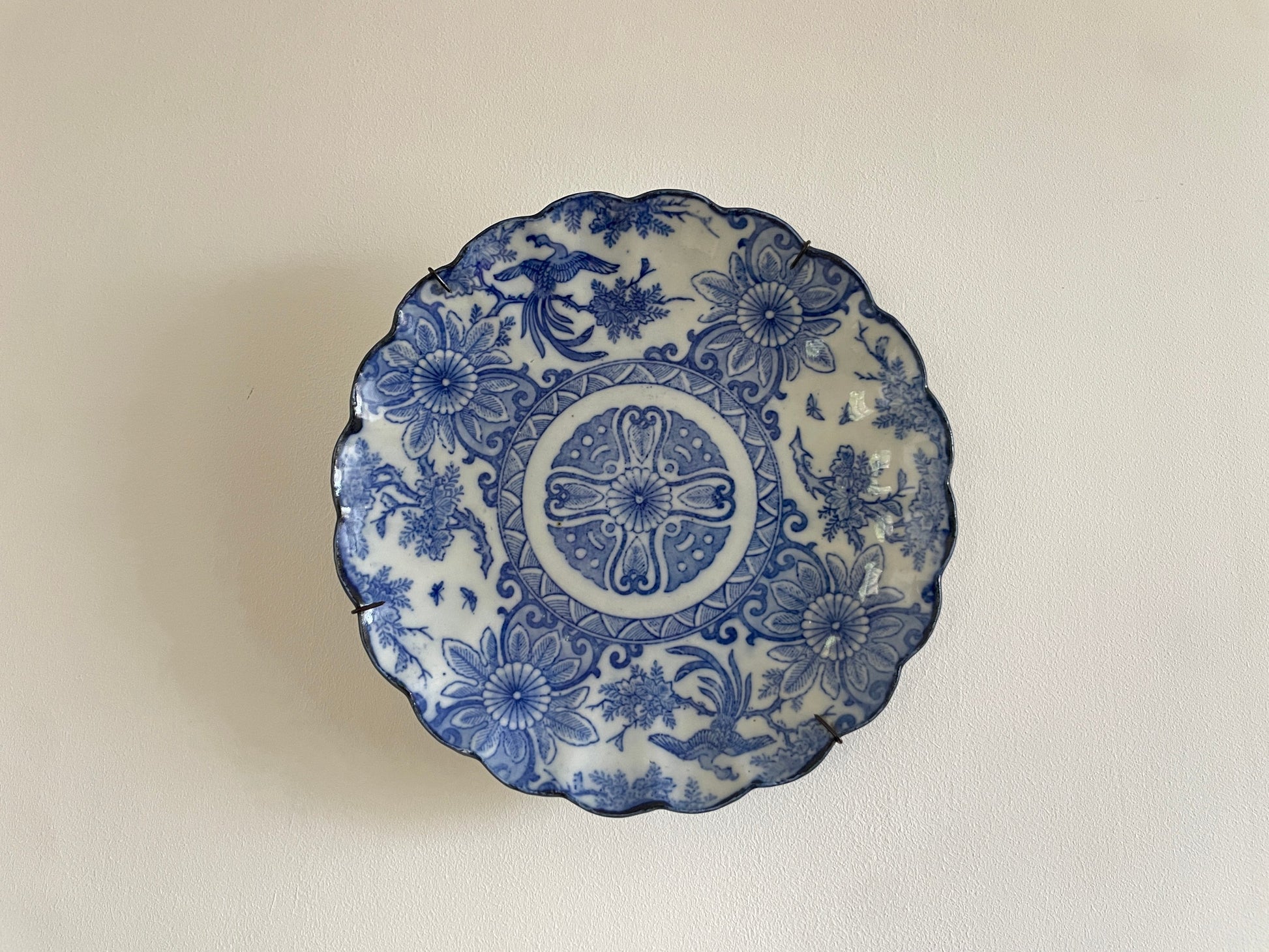 set van twee japans imari wandborden
