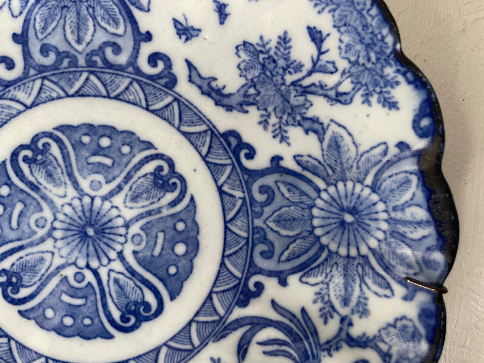 blauw wit imari porselein meiji periode