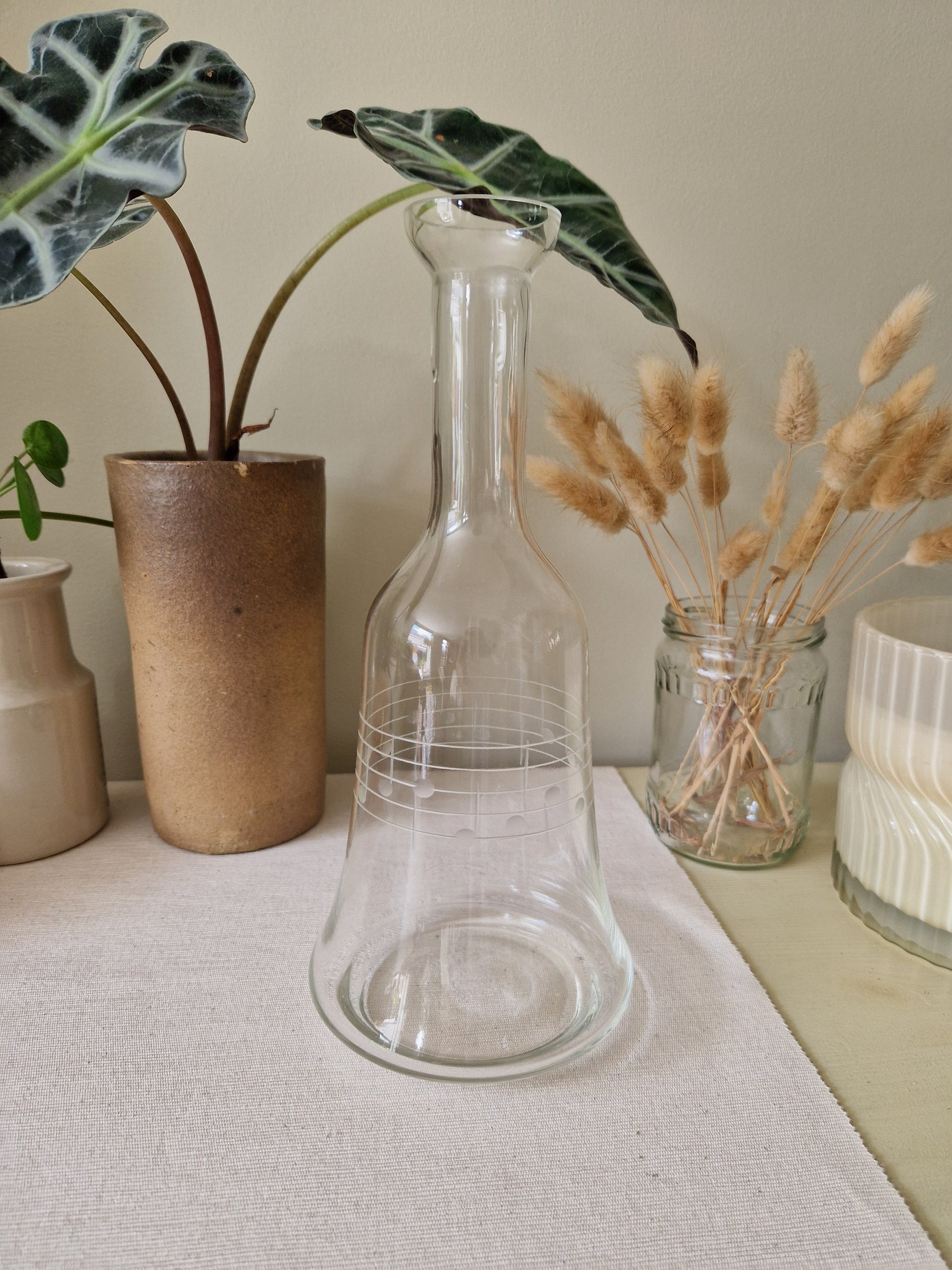 decoratieve karaf muziek glas