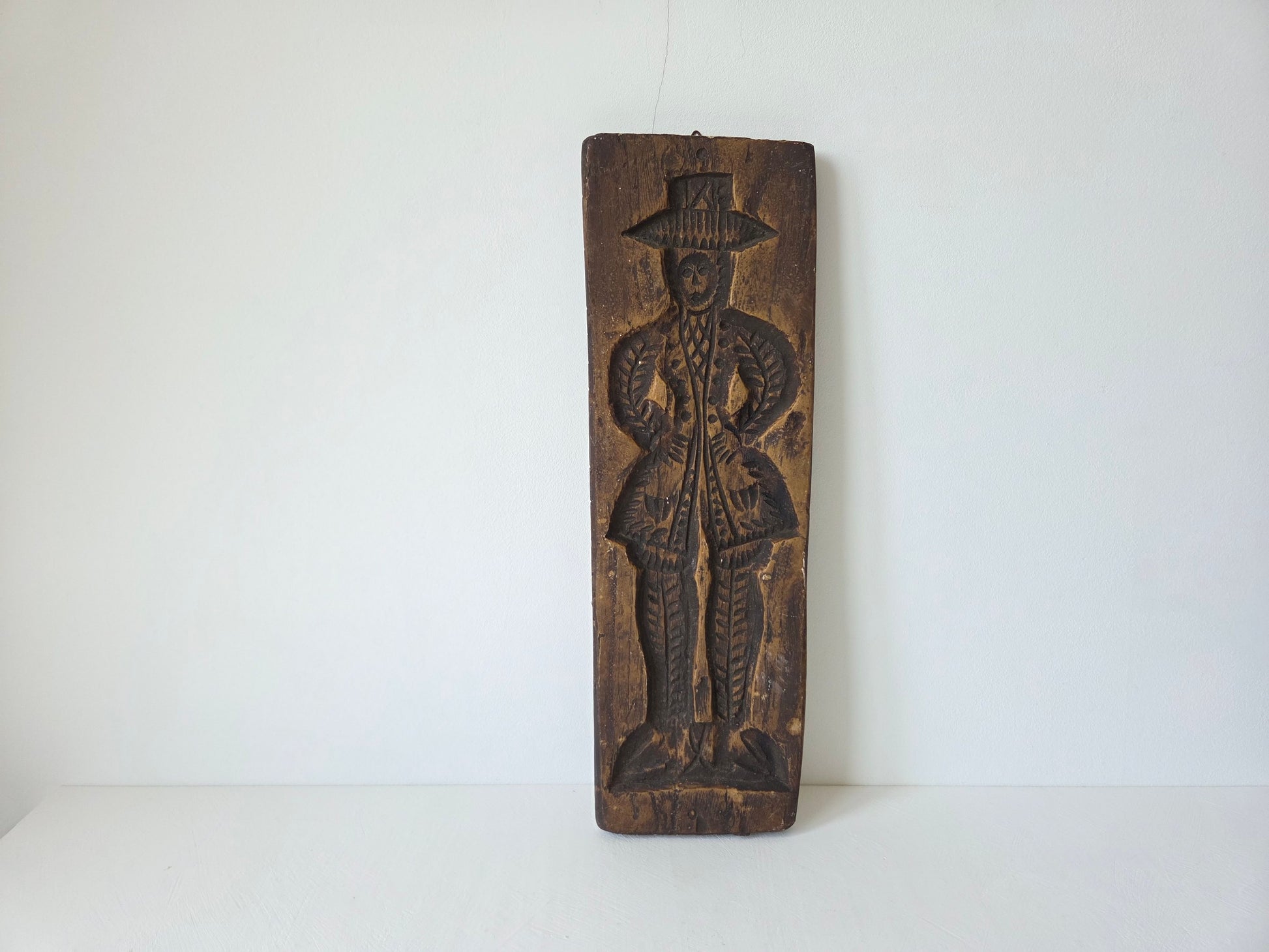 keramische bakvorm speculaas staande figuur hoed