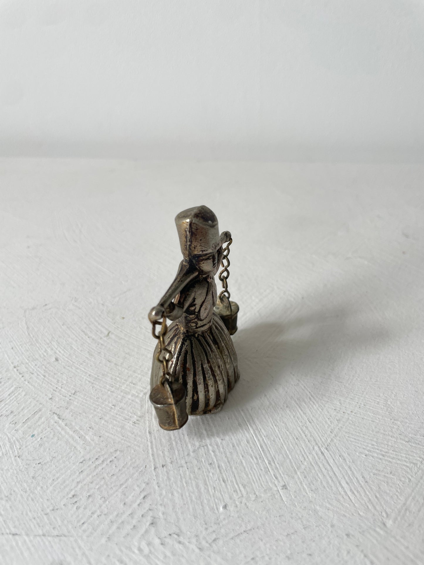 miniatuur tafelbel van messing