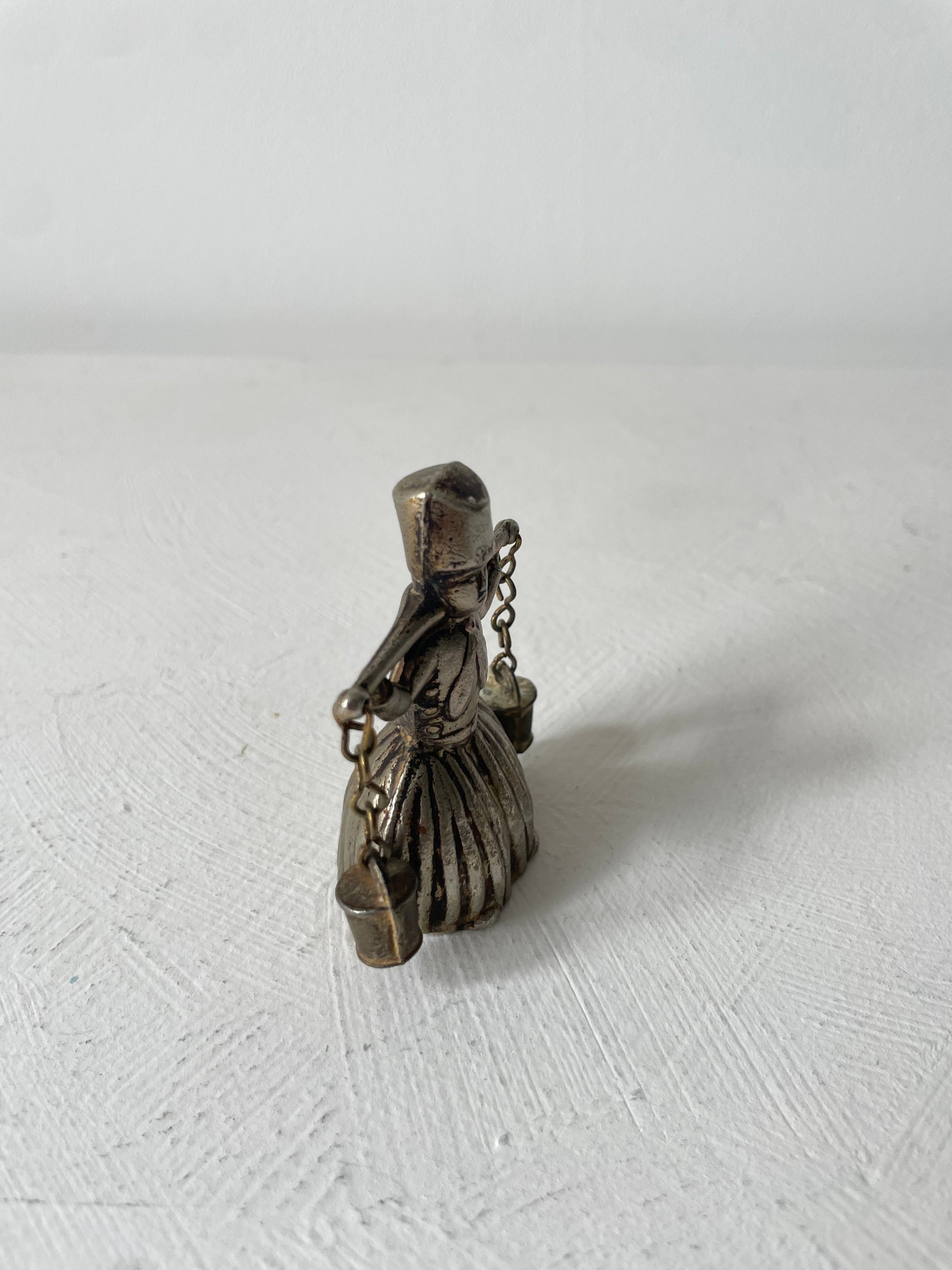 miniatuur tafelbel van messing