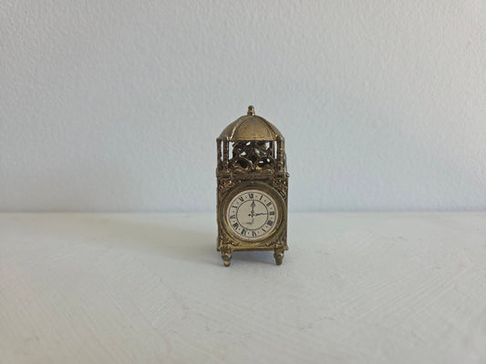 antieke klok messing met koepeldak