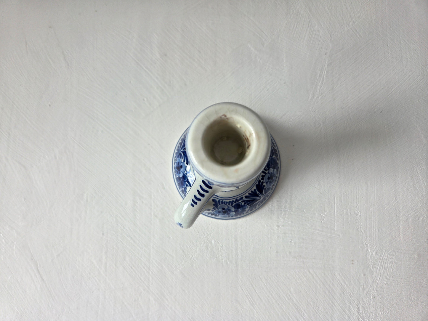 kleine Delfts blauwe kandelaar