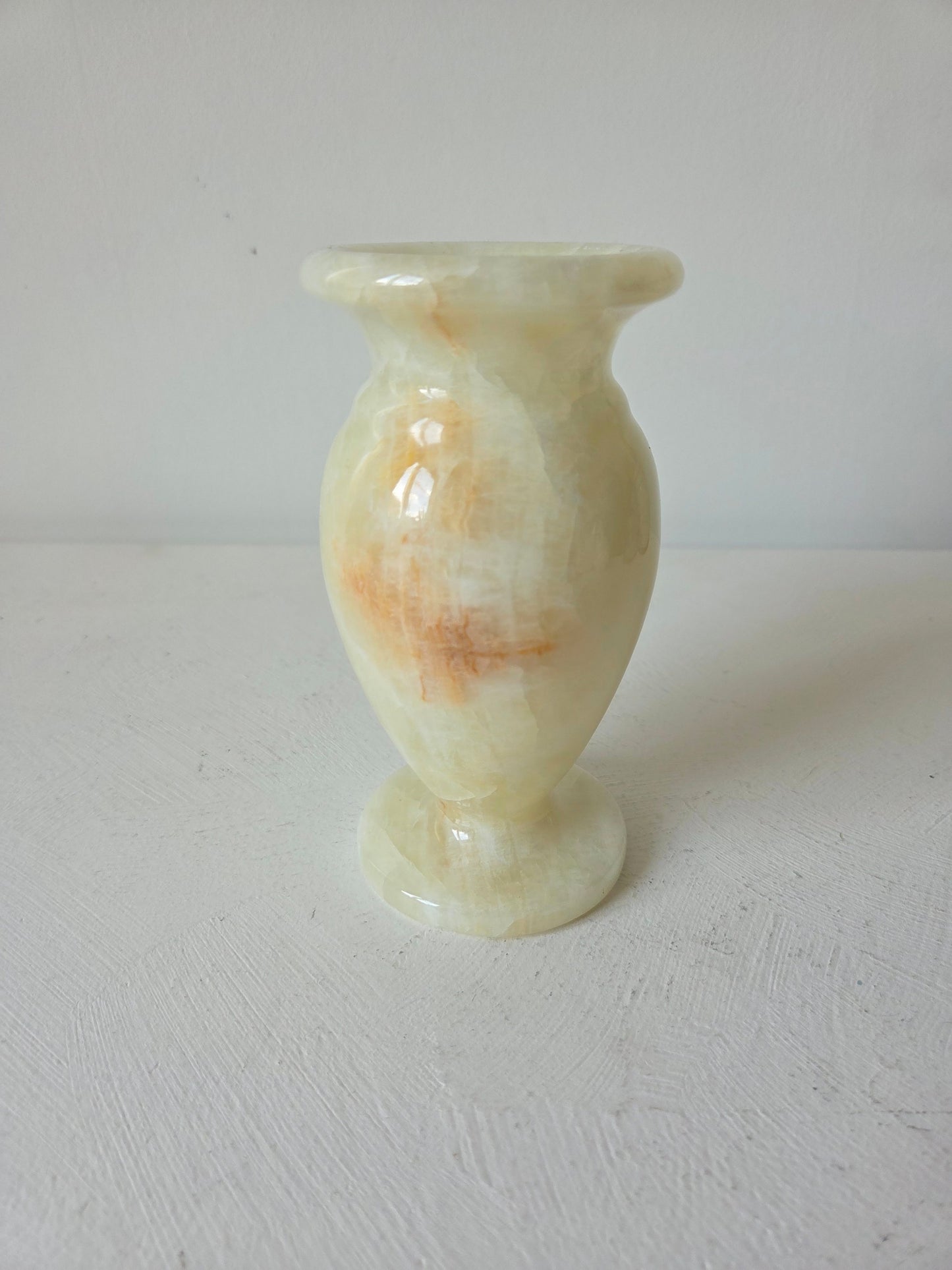 handgesneden onyx vaas natuursteen