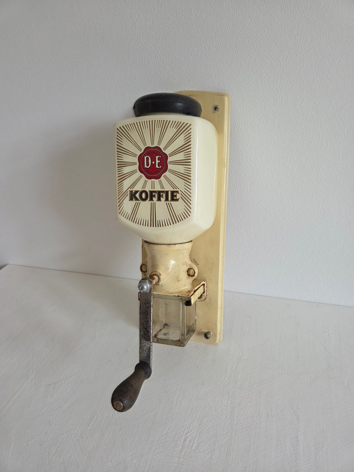 vintage koffiemolen jaren 50 60