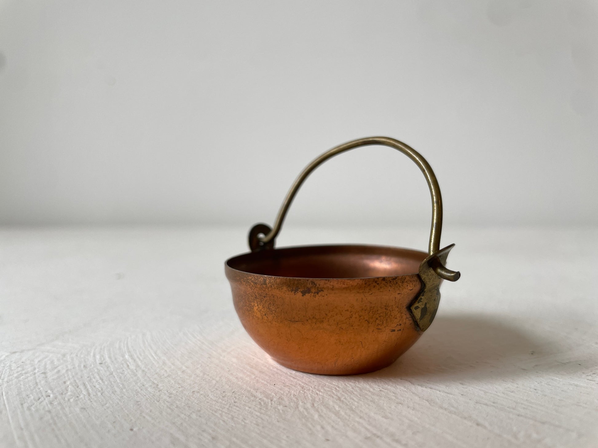 miniatuur koperen ketel
