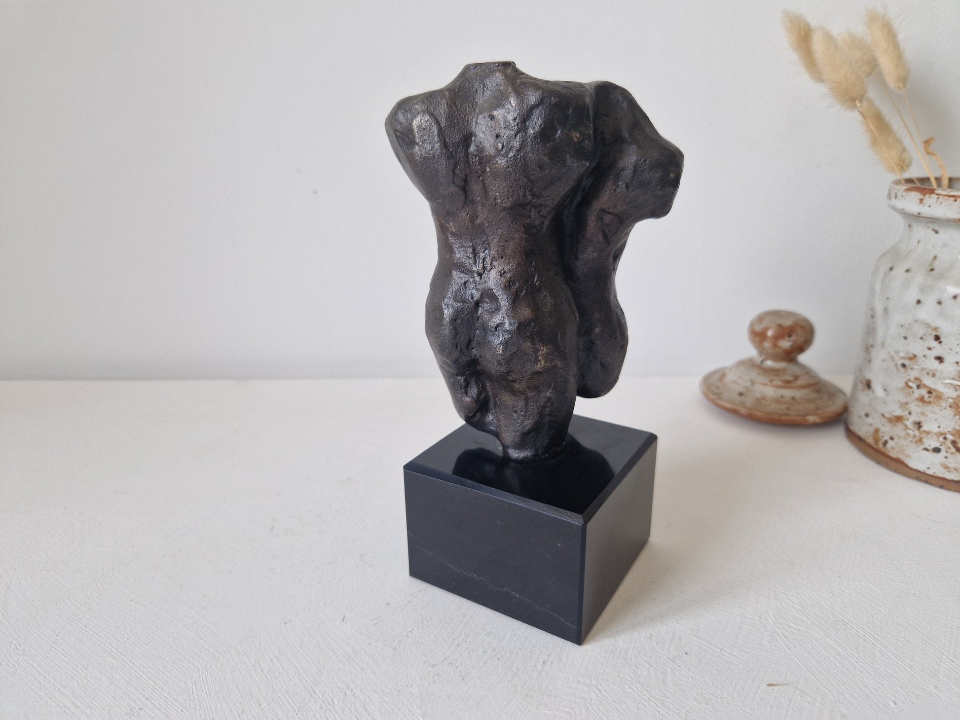 bronzen beeld torso man vrouw Susanne den Hoed