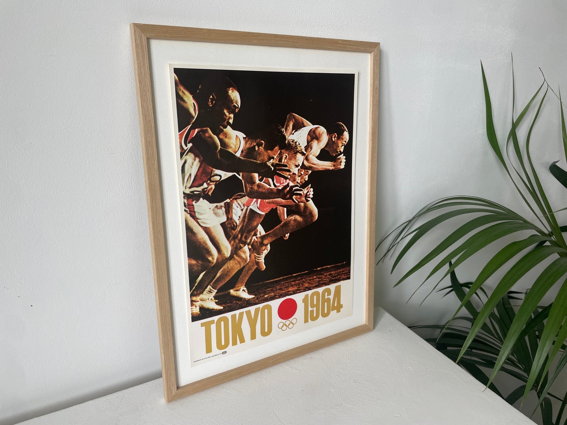 vintage poster Olympische Spelen Tokyo 1964 Texaco