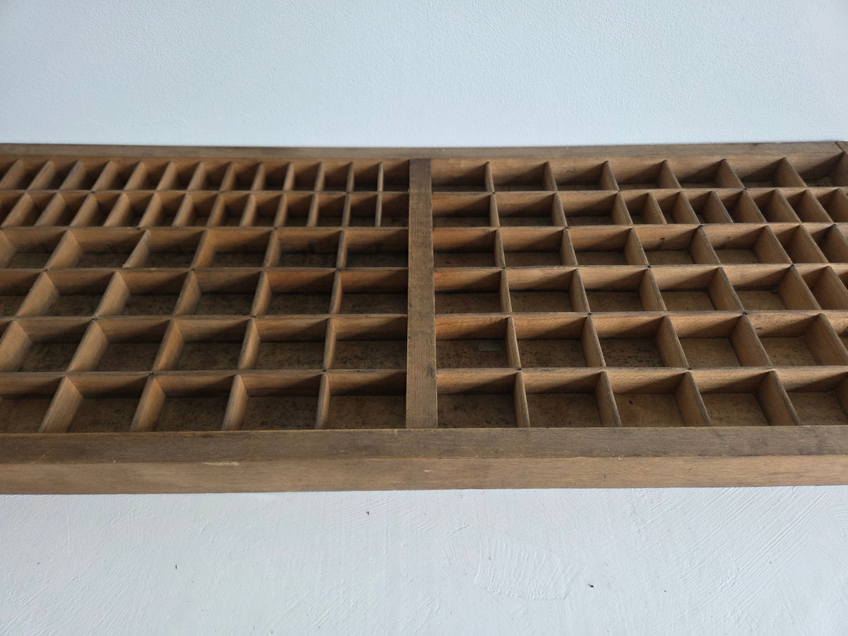 letterbak hout 105 vakjes geschikt miniaturen