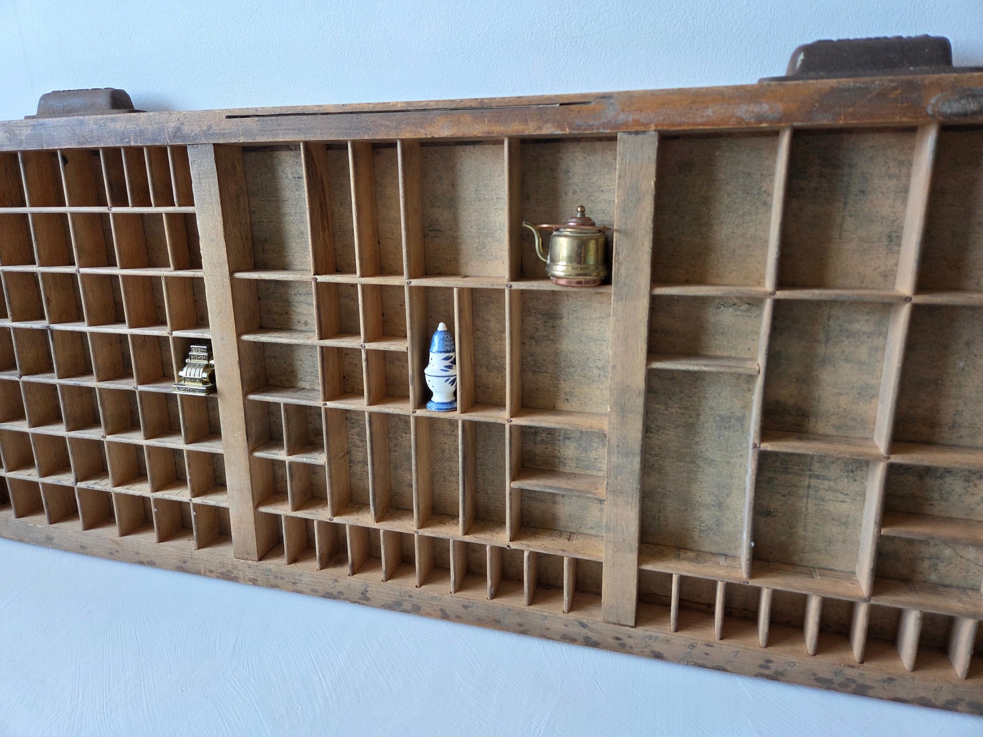 vintage letterbak voor miniaturen