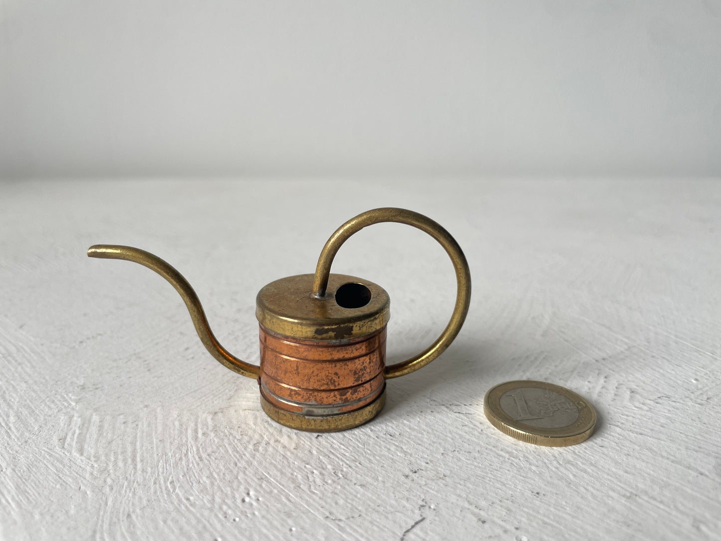 messing gieter vintage miniatuur