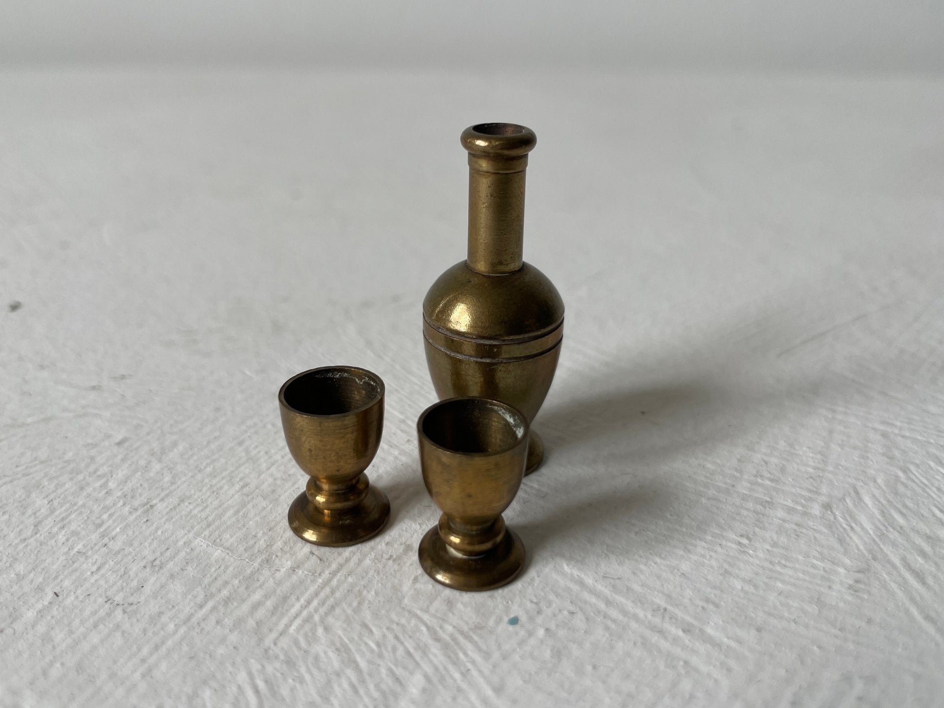 miniatuur messing servies letterbak