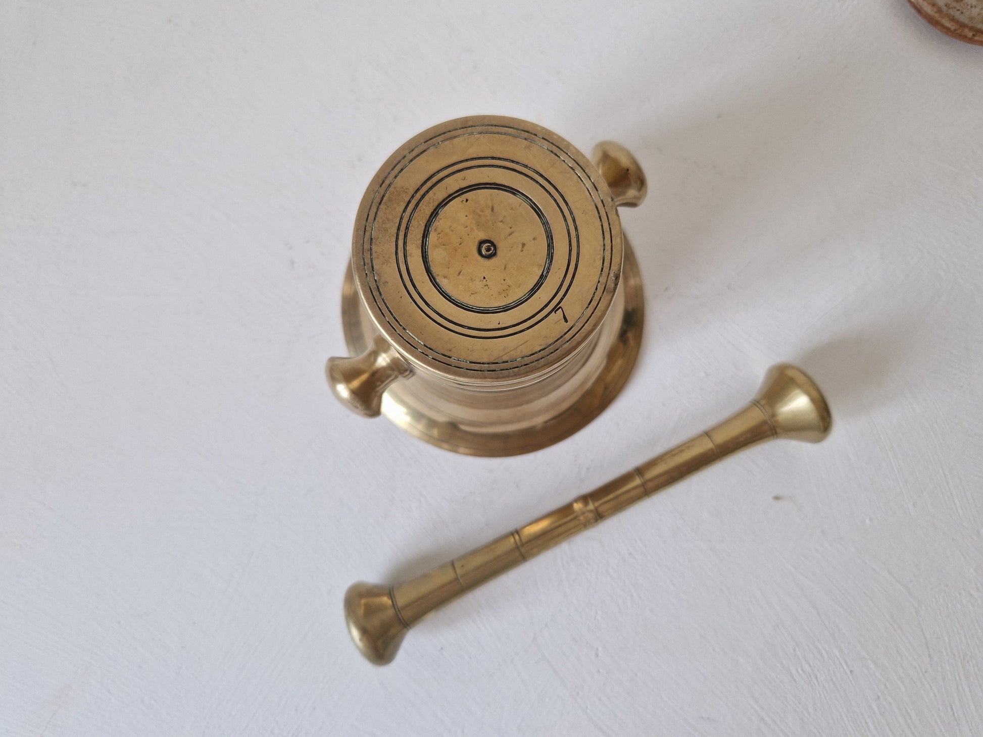 messing vijzel brocante webshop dantan.nl