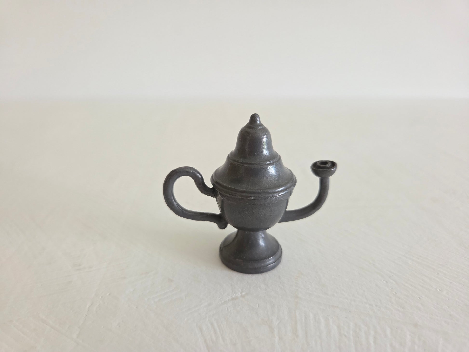 tinnen miniatuurlamp gemerkt foca oosterbeek