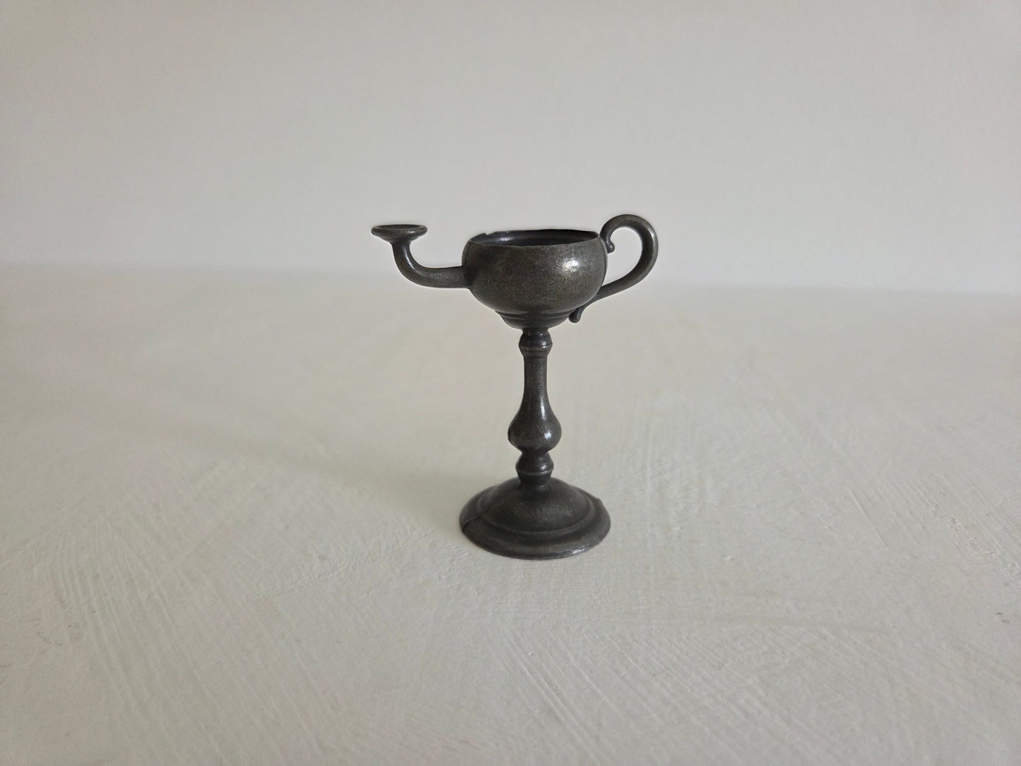 tinnen miniatuurlamp gemerkt foca oosterbeek