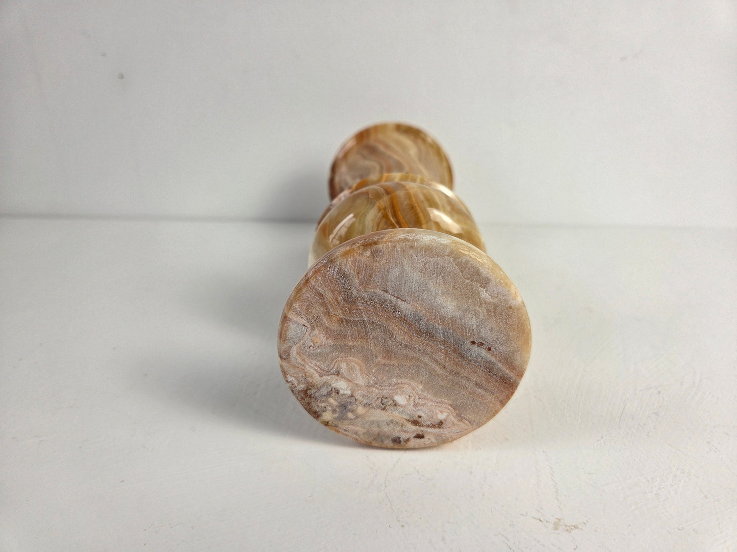 vaasje van onyx met natuurlijk patroon