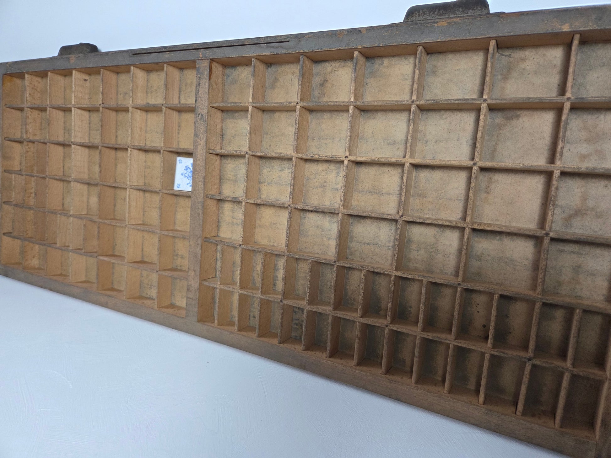 houten letterbak voor miniaturen