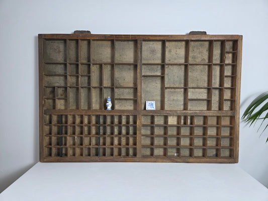 gebruikte houten letterbak overzicht