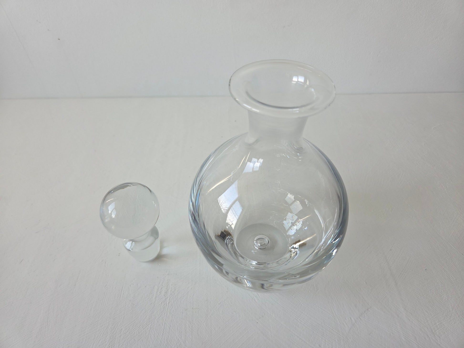 kristallen decanter frontaanzicht