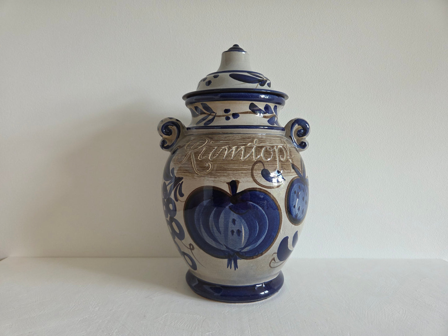 Vintage keramische Rumtopf-pot – West-Duitsland, ca. 1970–1980 (2)