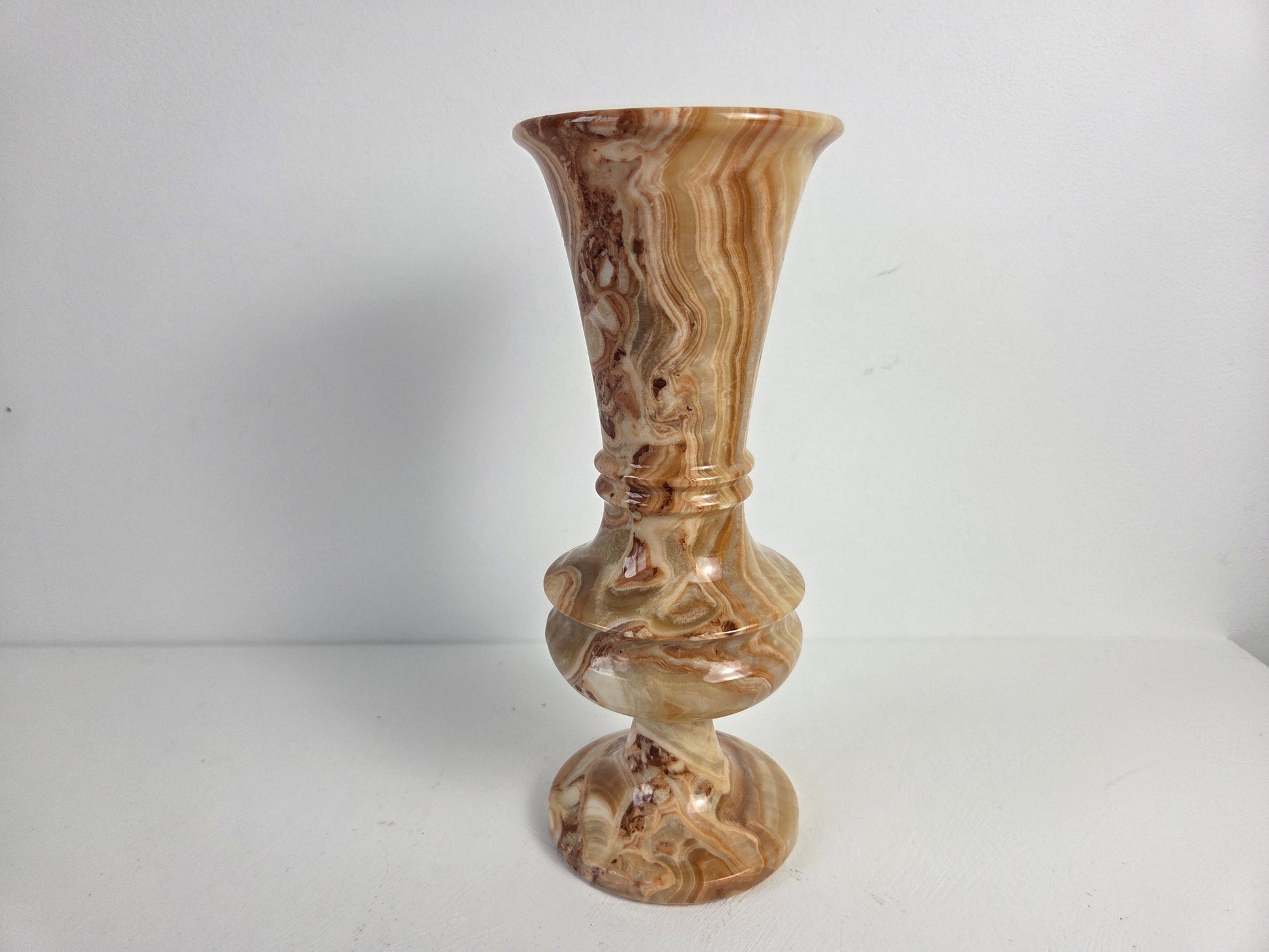 klein onyx vaasje van steen