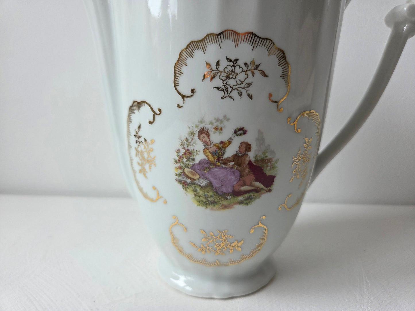 porseleinen theekan Garanti Porcelaine Veritable galant