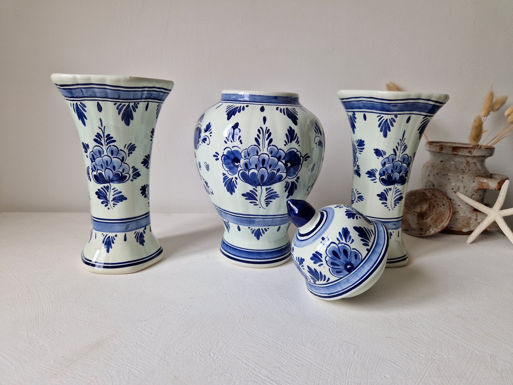 delfts blauw dekselvaas