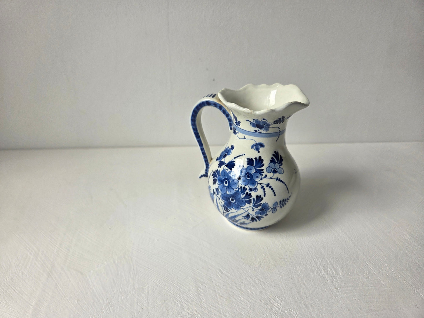 vintage Royal Delft kannetje met craquelé