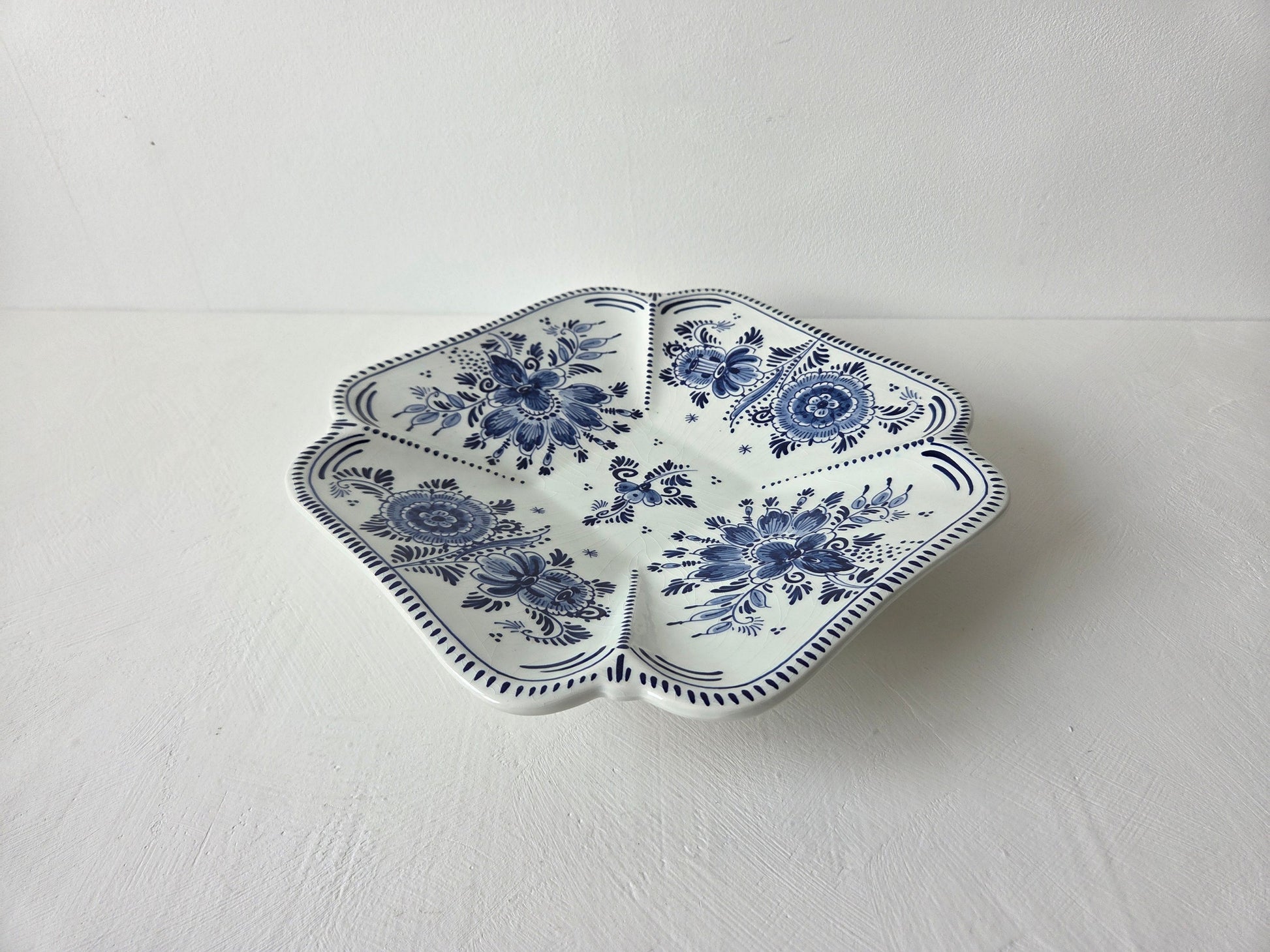 handgeschilderde delfts blauwe schaal 25 cm