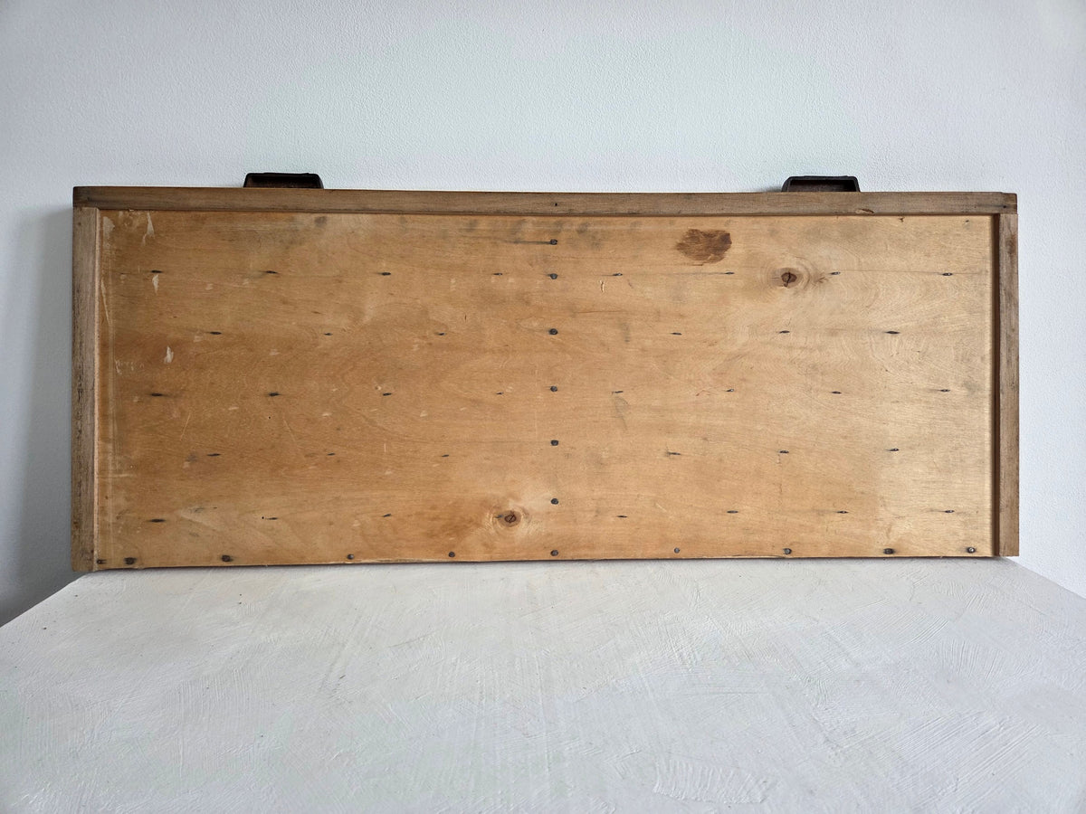 drukletterbak hout 154 vakjes twee handvatten