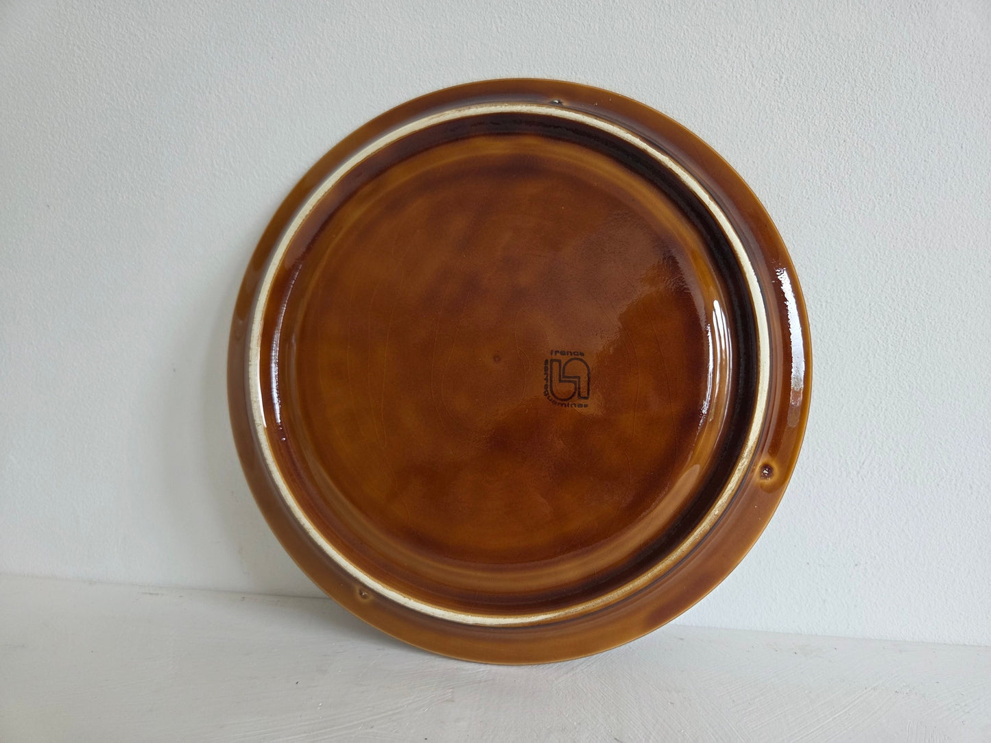 Set van 4 vintage fondueborden — Sarreguemines, La Fondue, jaren '70
