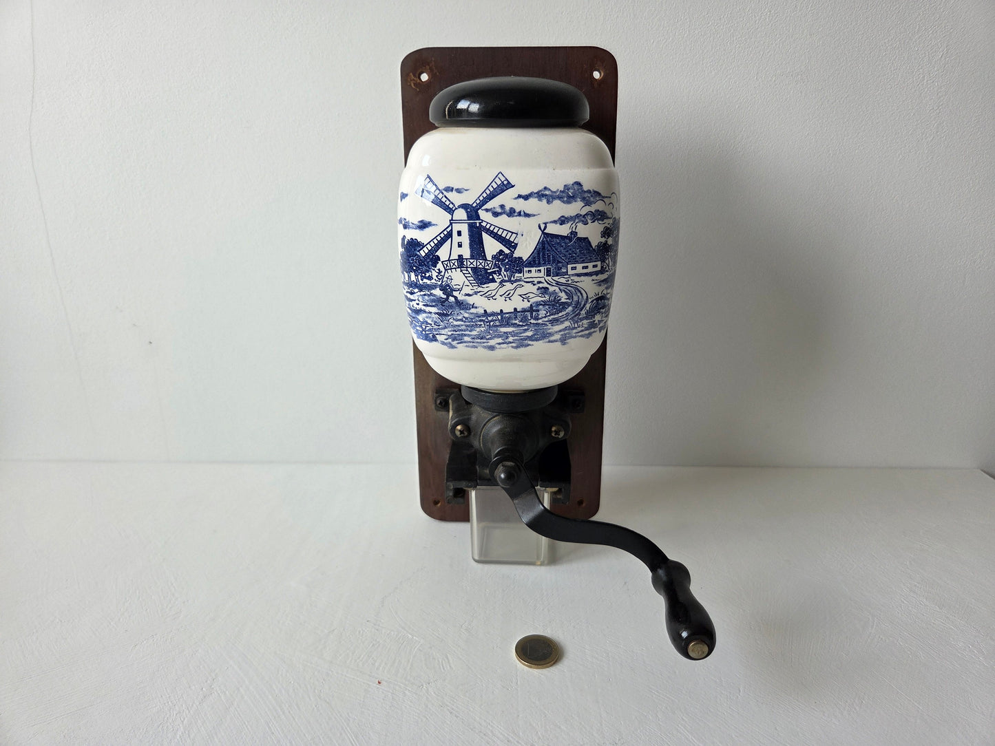 brocante wandkoffiemolen voor keuken