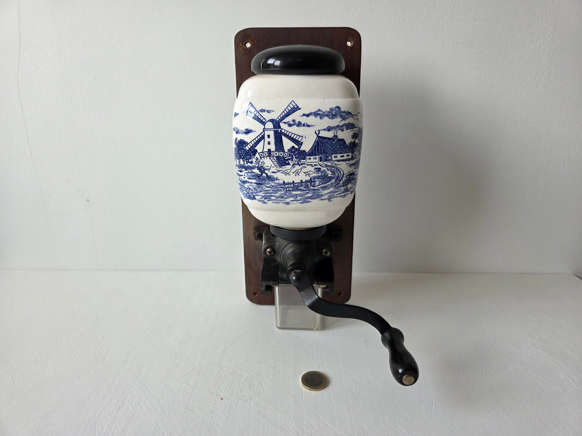 brocante wandkoffiemolen voor keuken