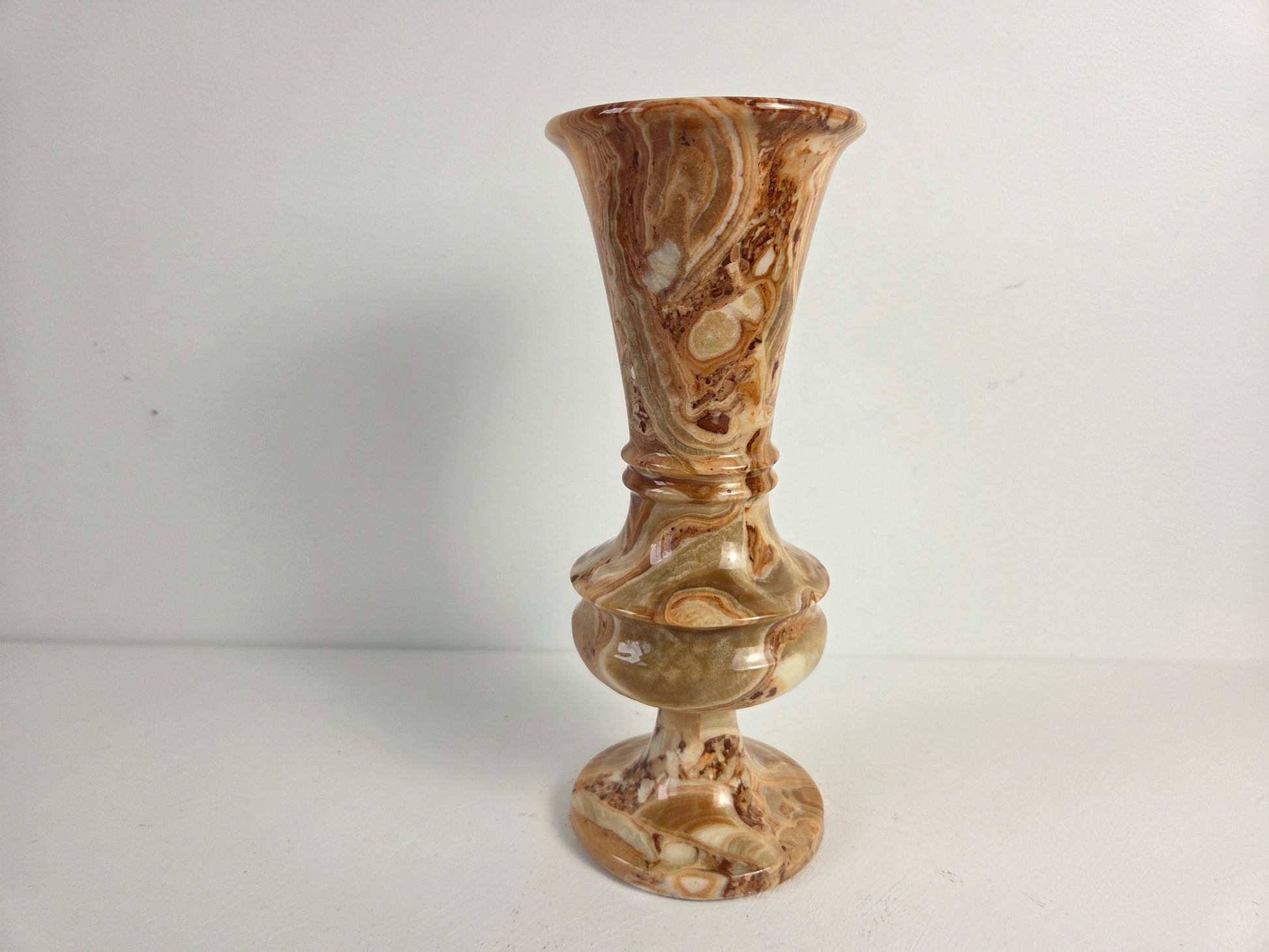 decoratief onyx vaasje 20 cm
