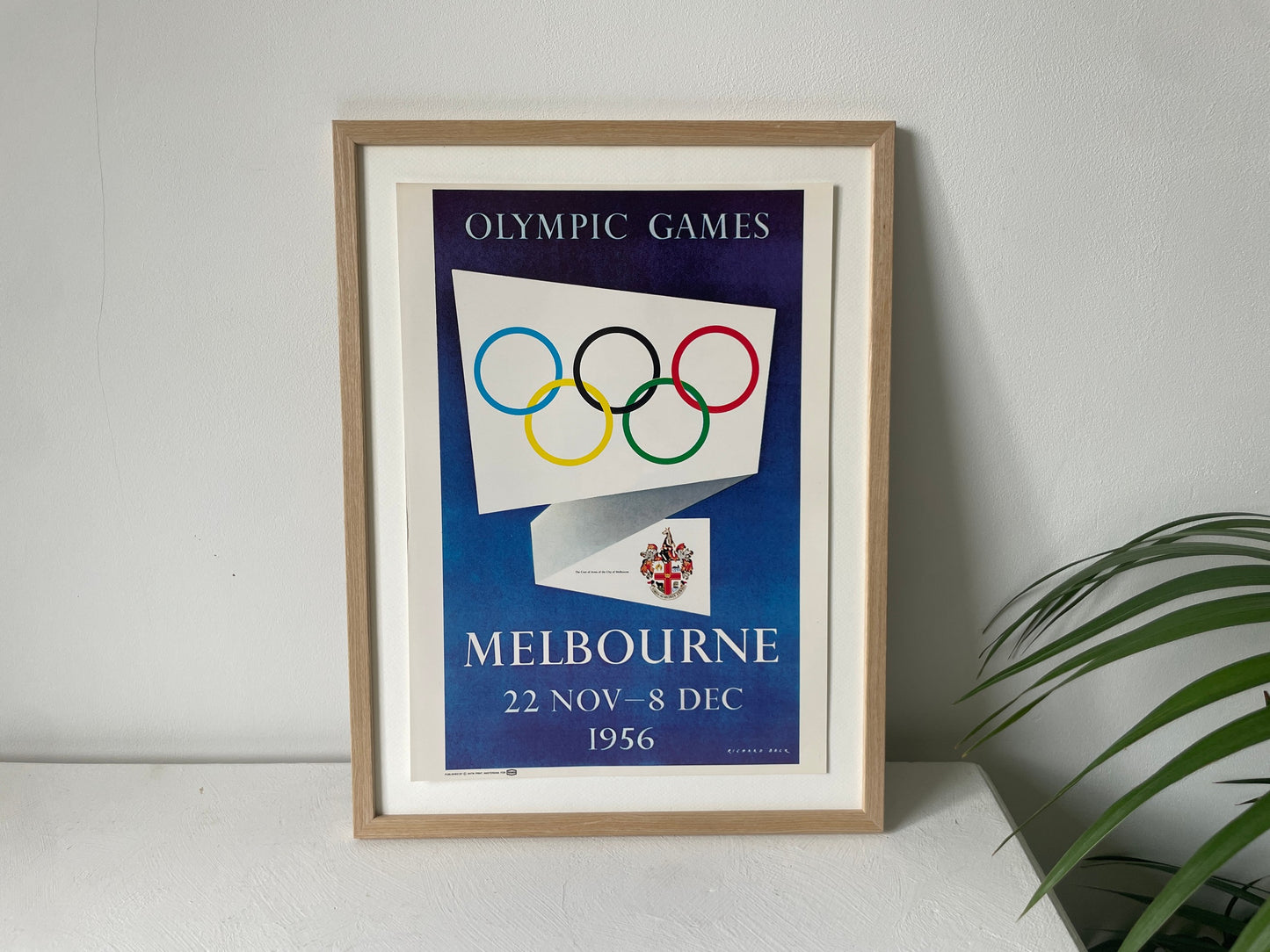 Richard Beck ontwerp voor Melbourne 1956