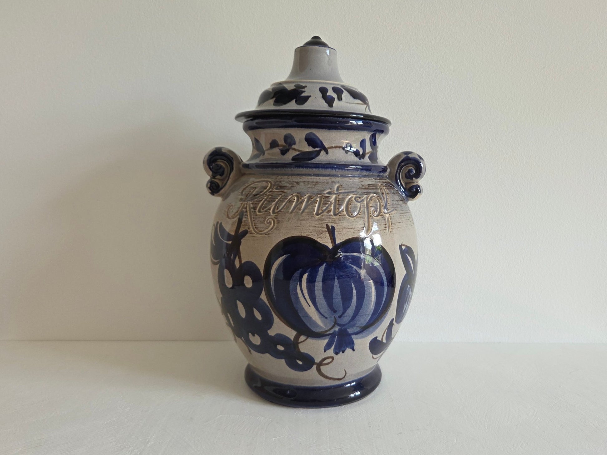 vintage Rumtopf pot hoogte 36 cm W Germany jaren 70