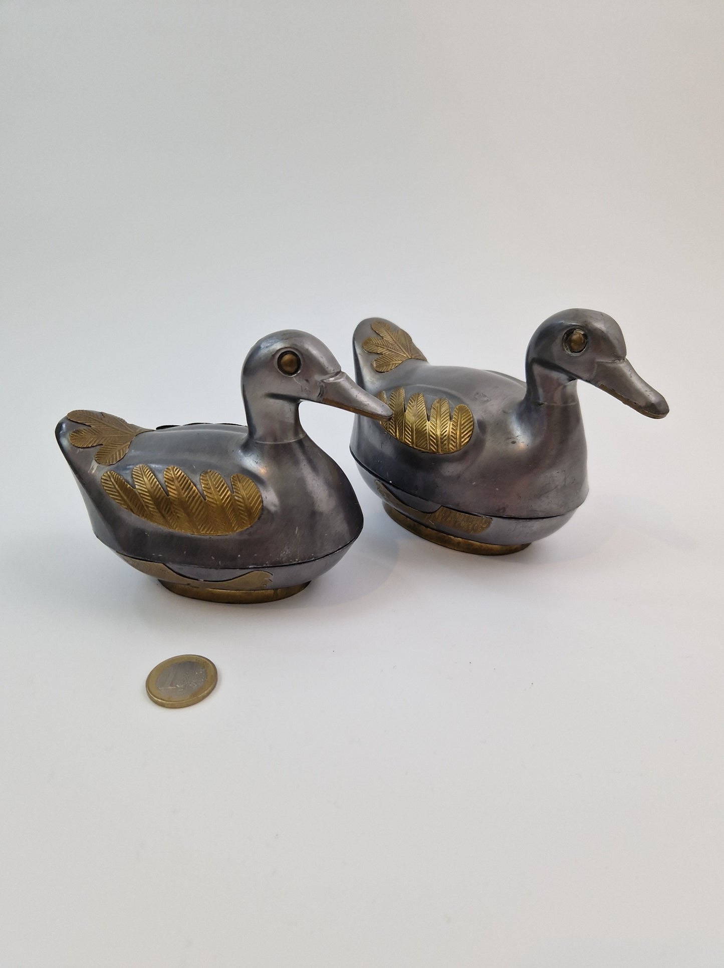 brocante tinnen eenden