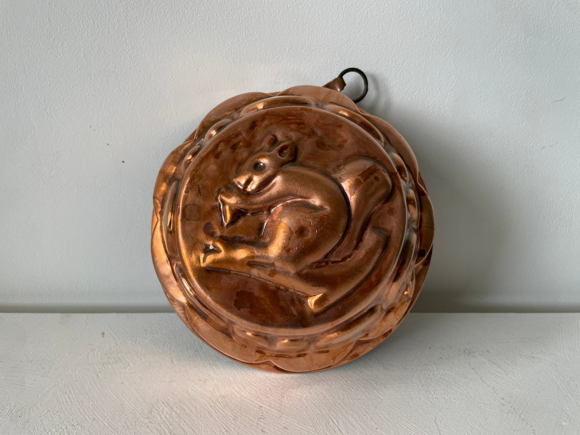 koper bakvorm eekhoorn decoratief