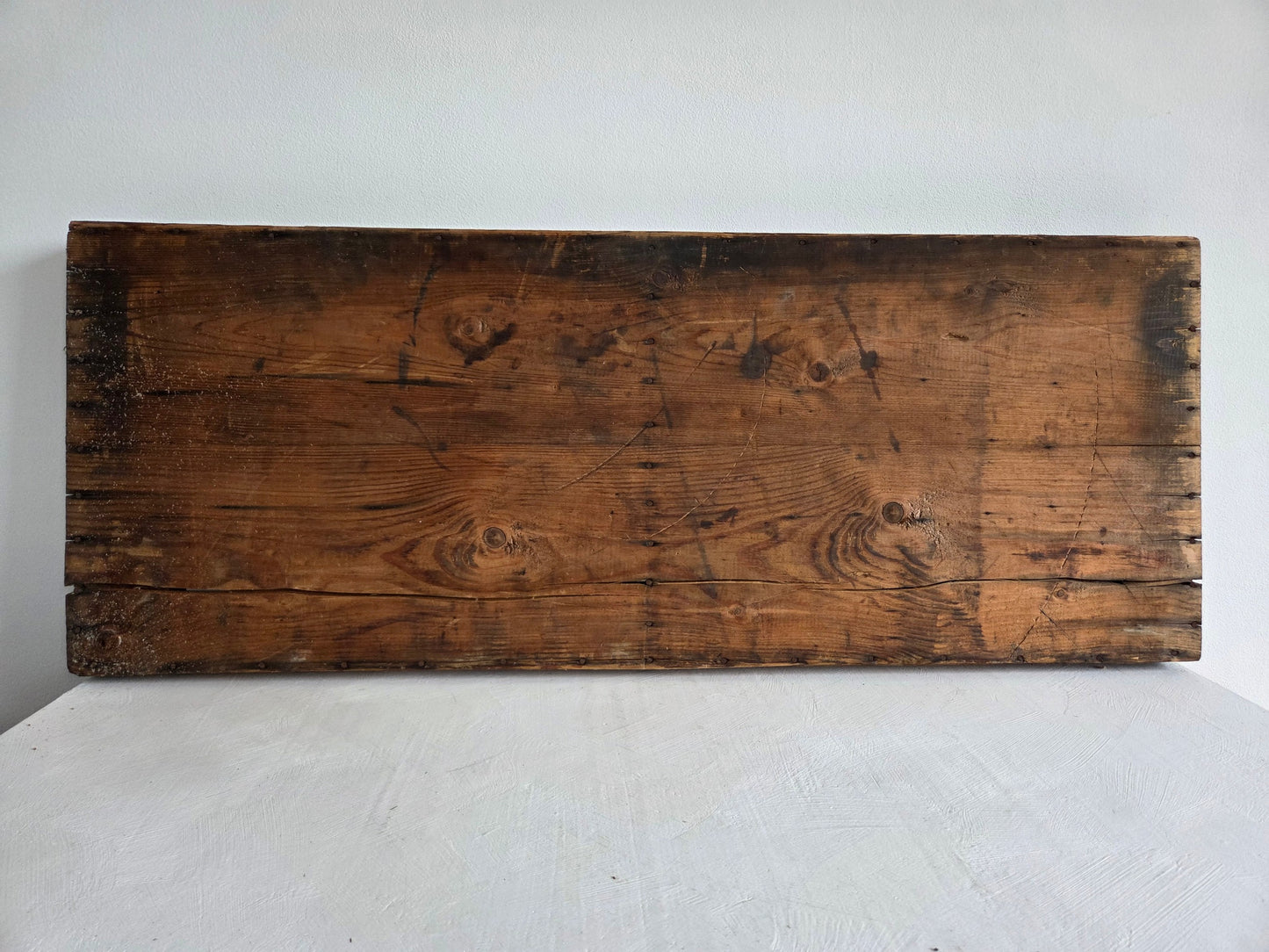 vintage letterbak drukkerij hout vier formaten vakjes